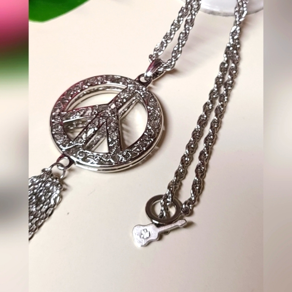 Necklace Silver Hardrock Cafe